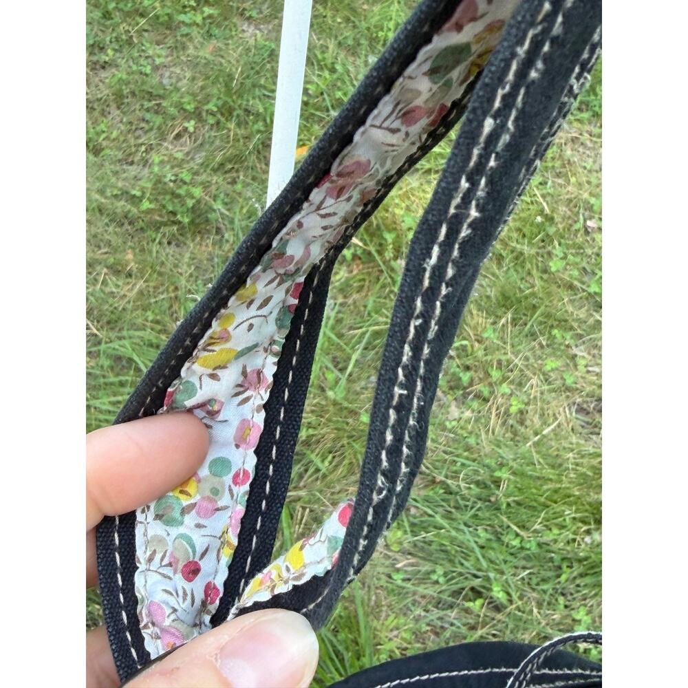 Mudd LOVE Patchwork Canvas Hobo Bag Boho Y2K Adjustable Strap - Picture 9 of 10